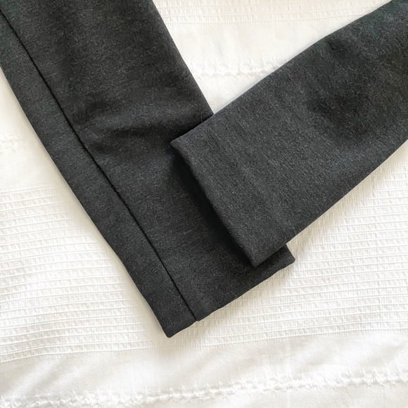 JUDITH & CHARLES DARK GREY CHAMBRAY NOTCHED LAPEL BUTTON FRONT BLAZER JACKET - 8 - Picture 9 of 10